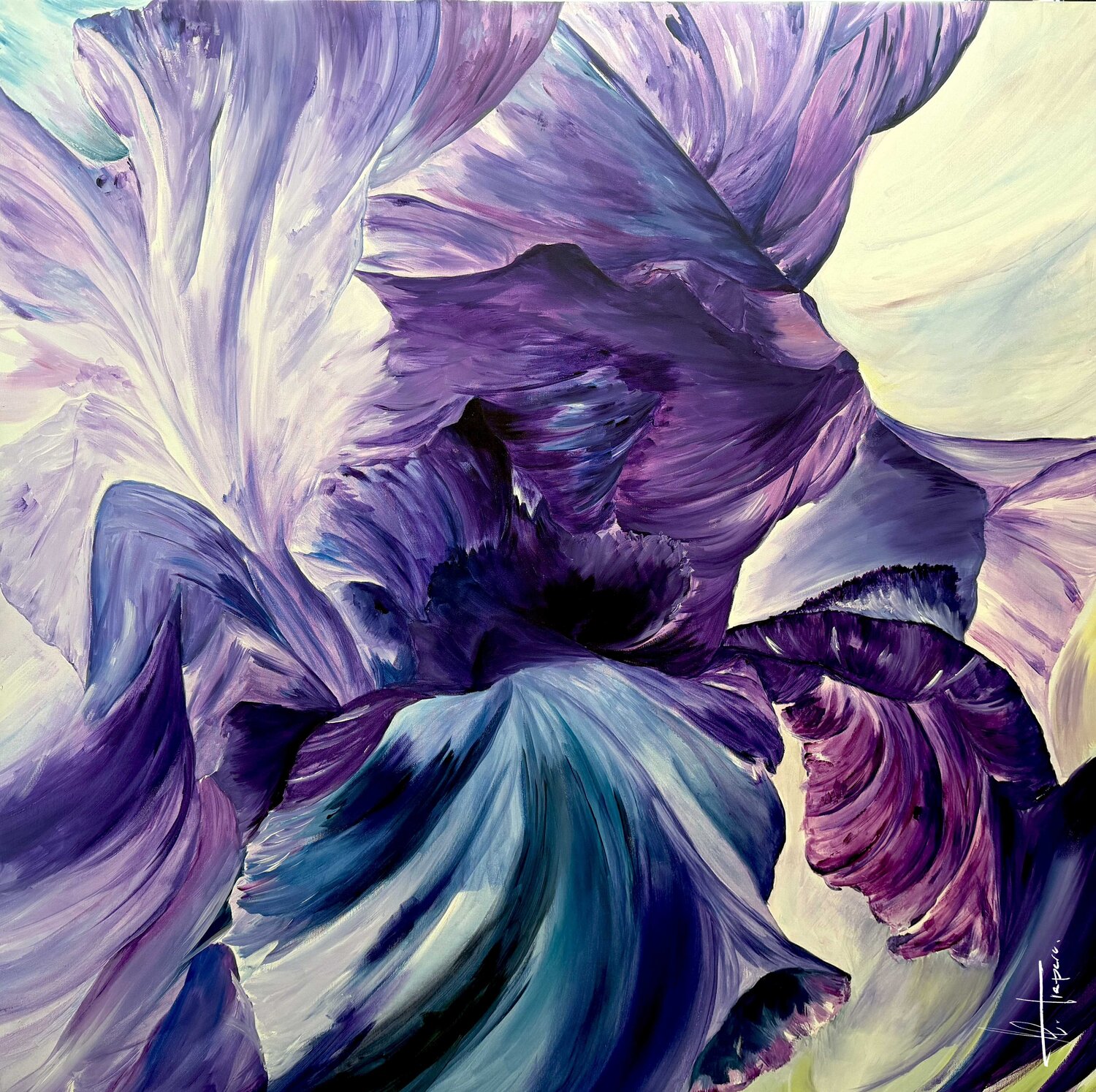 Eclosión MONICA TRAPERO LEAL Original painting for sale