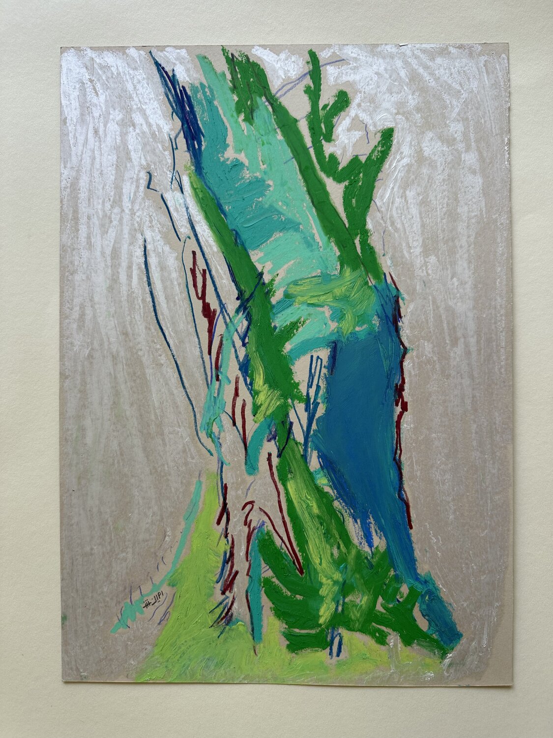 tree no.12 Amin Shojaei Original painting for sale