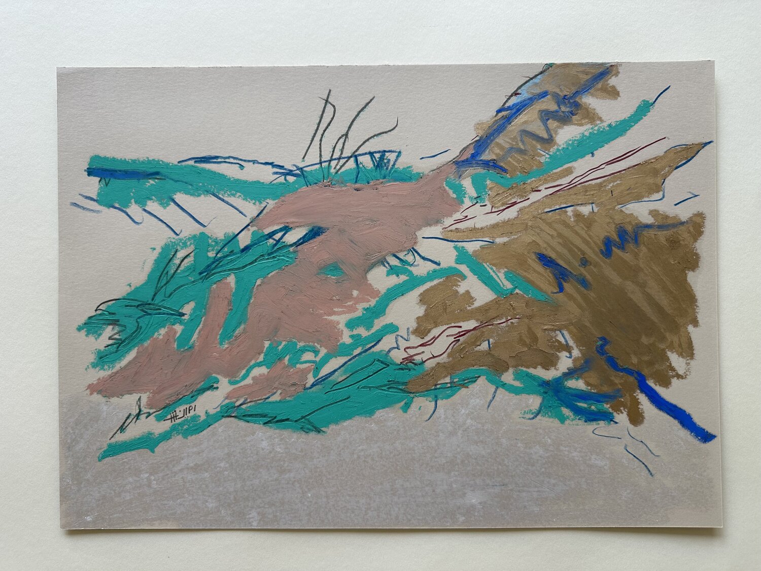 tree no.11 Amin Shojaei Original painting for sale