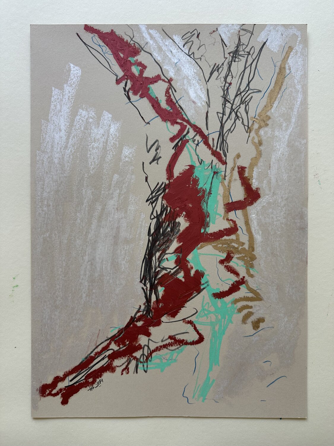 tree no.10 Amin Shojaei Original painting for sale