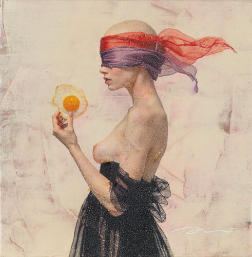 1872 THE EGG OBSERVER #2 by ENRIC AROMI-MASRIERA, Painting for Sale on Select