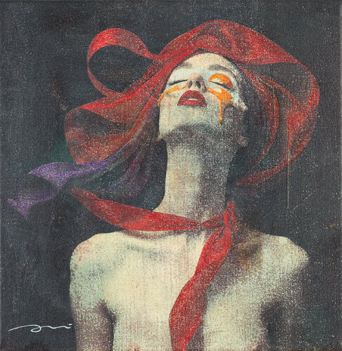 1863 CRYBABY by ENRIC AROMI-MASRIERA, Painting for Sale on Select