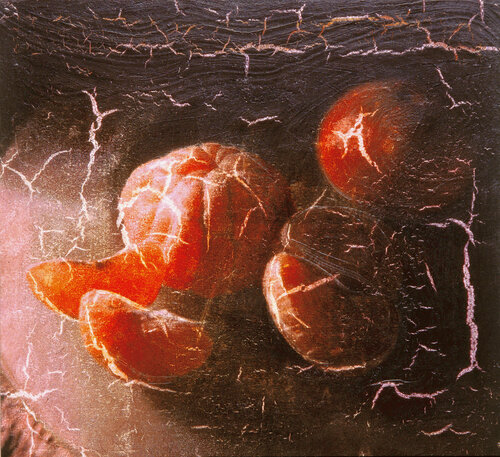 085 MANDARINAS EN SOMBRA by ENRIC AROMI-MASRIERA, Painting for Sale on Select