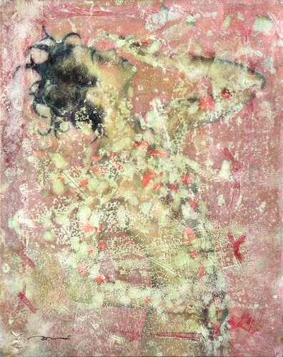 507 Subtle snort #1 (ROSES RAIN #386) by ENRIC AROMI-MASRIERA, Painting for Sale on Select