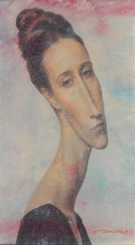 1915 Modigliani #2 by ENRIC AROMI-MASRIERA, Painting for Sale on Select