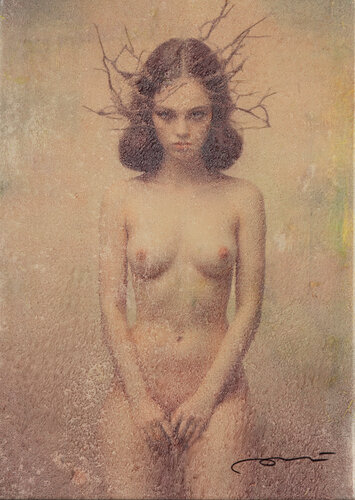 1918 La petite forêt dénudée by ENRIC AROMI-MASRIERA, Painting for Sale on Select
