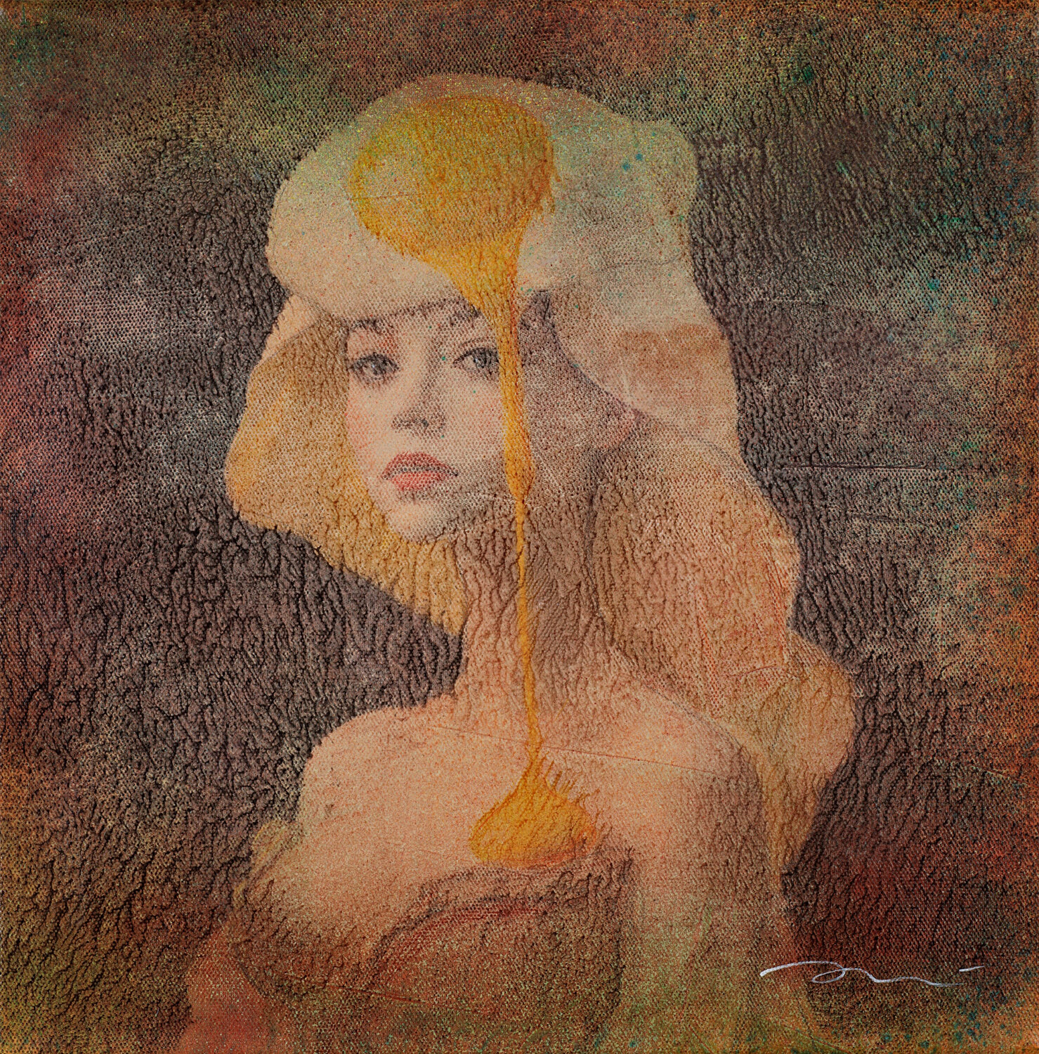1789 OU FERRAT #32 (Fried Egg #32) ENRIC AROMI-MASRIERA Original painting for sale