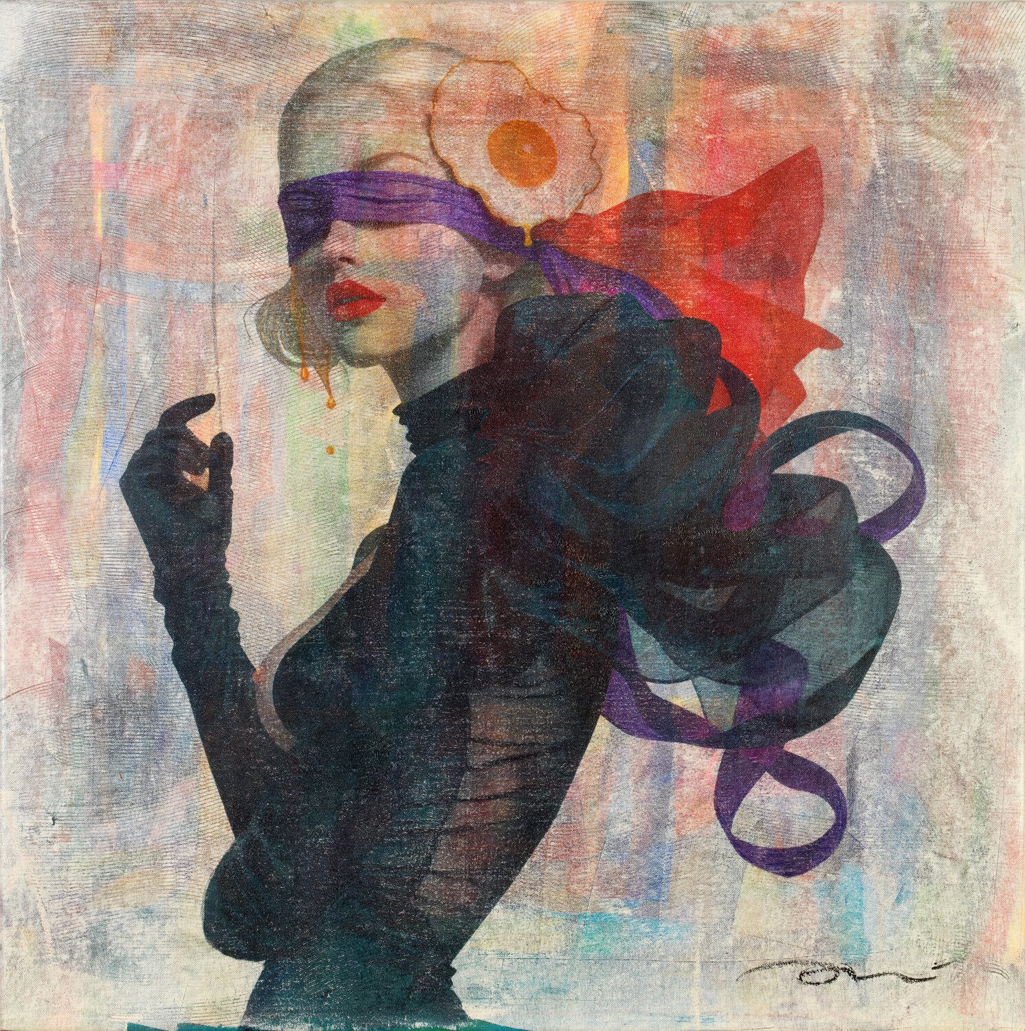 1827 SENSE PROBLEMES (NO PROBLEM) ENRIC AROMI-MASRIERA Original painting for sale