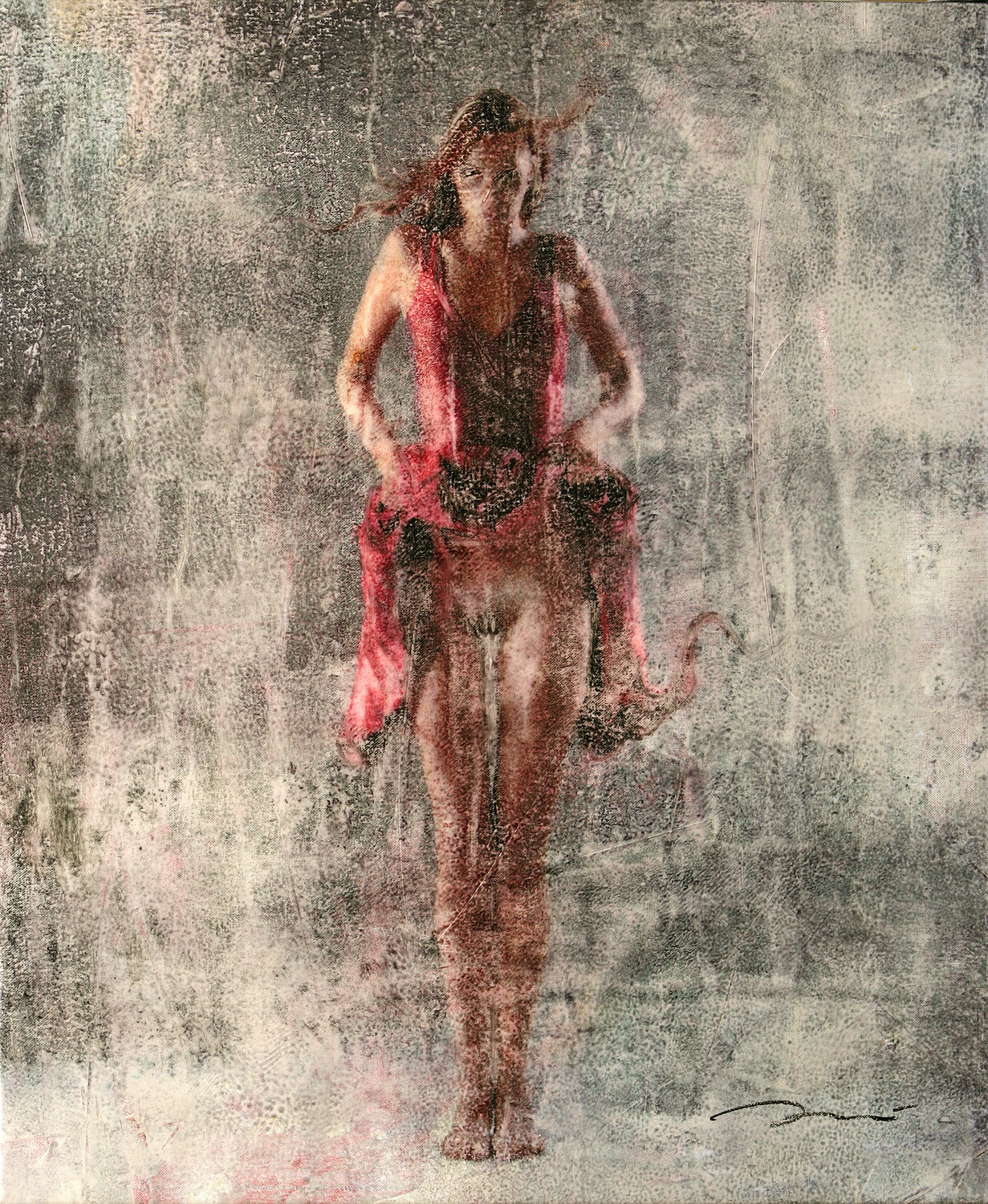 975 INSIDE ENRIC AROMI-MASRIERA Original painting for sale