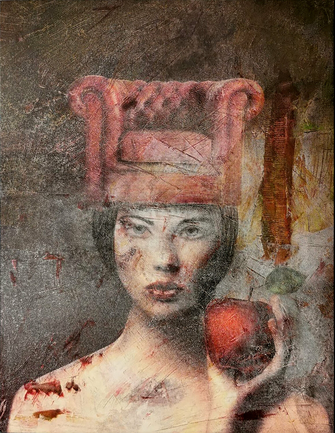THE SOFA QUEEN ENRIC AROMI-MASRIERA Original painting for sale