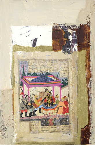 Zahak and Kaveh the Blacksmith (15) by Seema Alabdulhai, Painting for Sale on Select