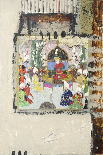 Zahak and Kaveh the Blacksmith (17) by Seema Alabdulhai, Painting for Sale on Select
