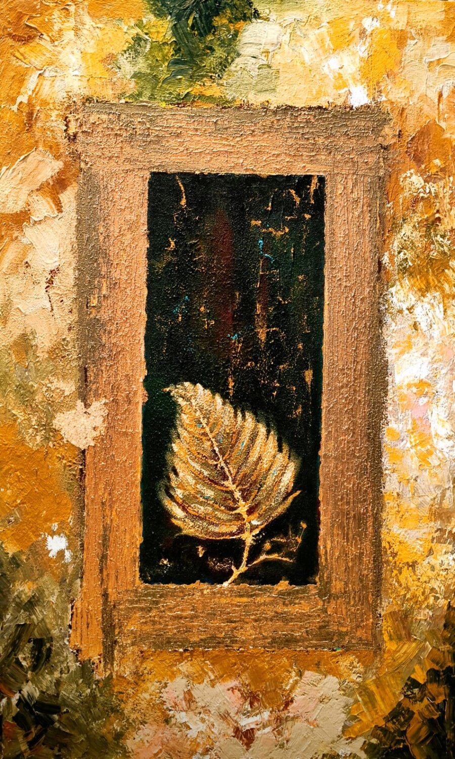 Memory of a Leaf Sonali Sihi Original painting for sale