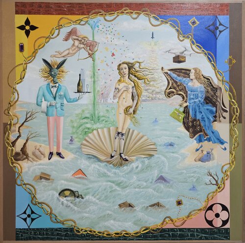 Ocean of Offerings by Mihov, Painting for Sale on Select