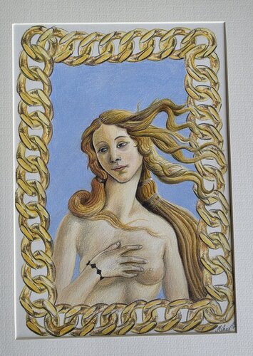 Venus Van Cleef by Mihov, Drawing for Sale on Select