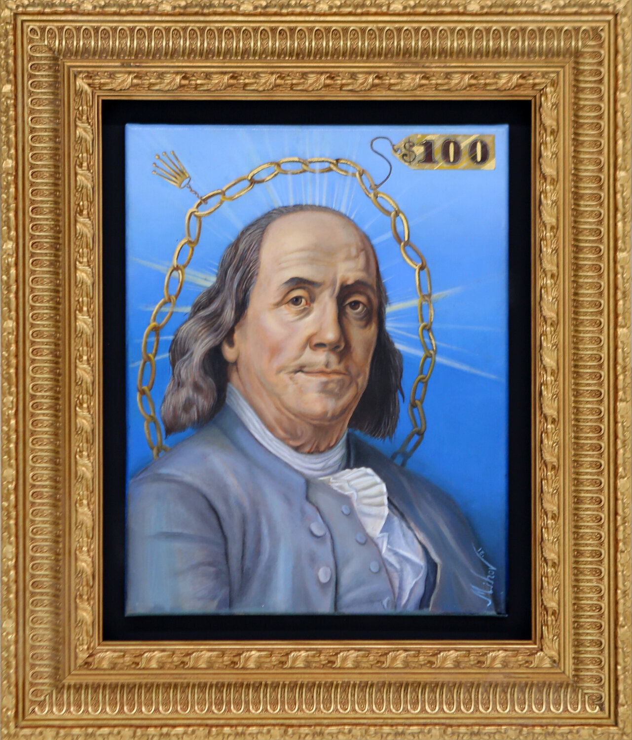The New Religion Mihov Original painting for sale