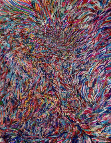center of the galaxy by Eva Akopian, Painting for Sale on Select