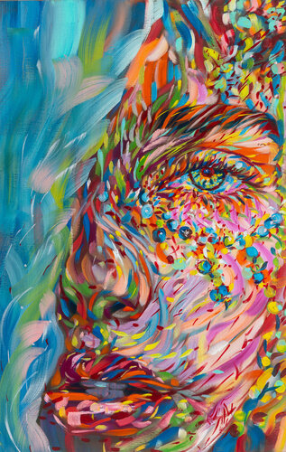 Portrait 374 by Eva Akopian, Painting for Sale on Select