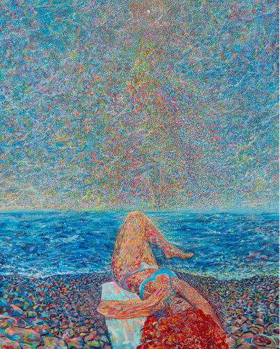 dissolution, recognition, sensation by Eva Akopian, Painting for Sale on Select