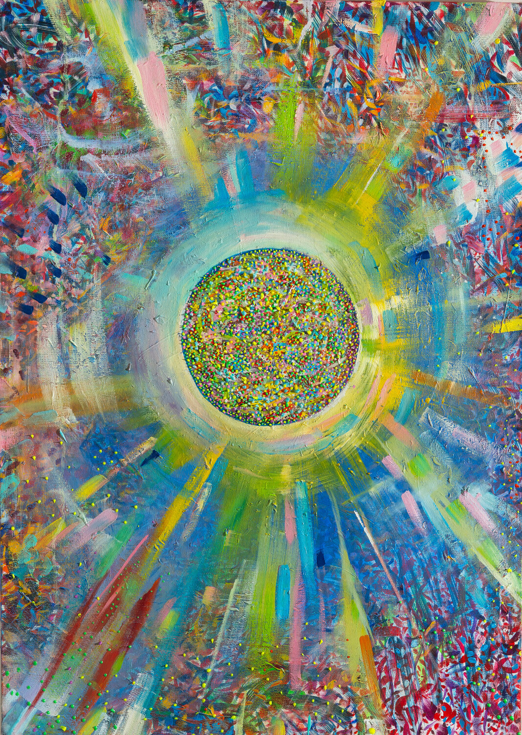 Sun 123 Eva Akopian Original painting for sale
