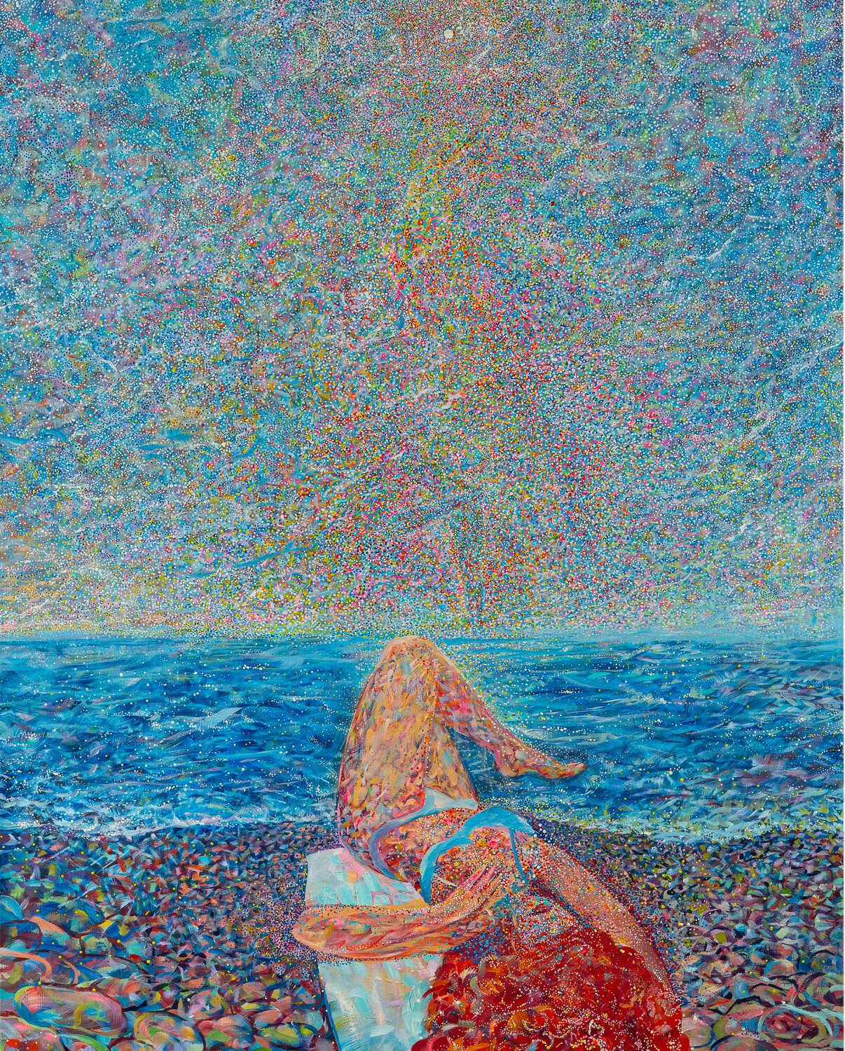 dissolution, recognition, sensation Eva Akopian Original painting for sale