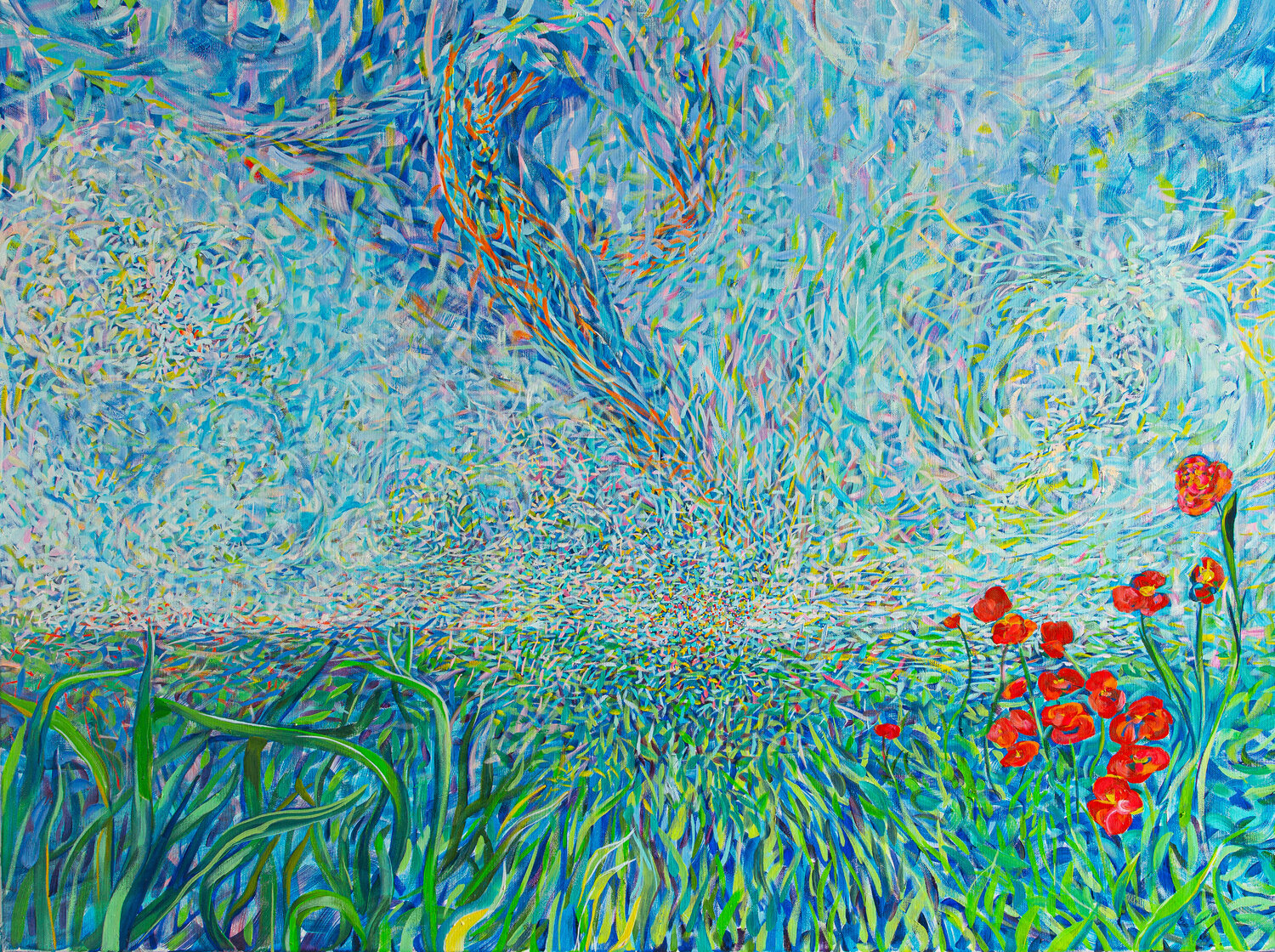 Breathing horizon Eva Akopian Original painting for sale