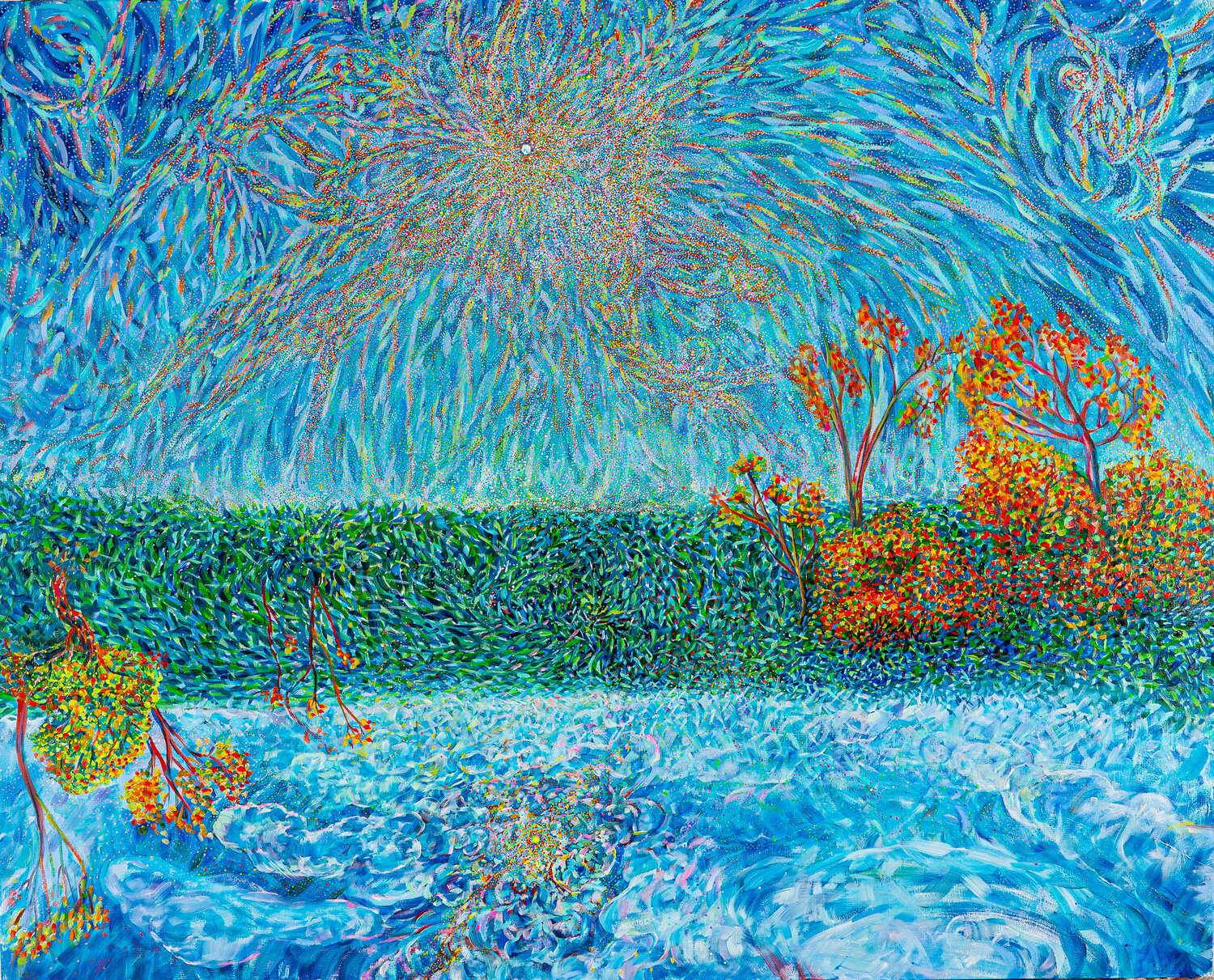 UP AND DOWN AND UP Eva Akopian Original painting for sale