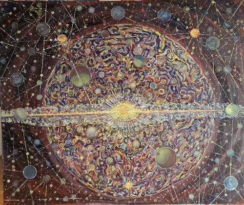 entanglement is life 2026 by Antonino Nicolini, Painting for Sale on Select
