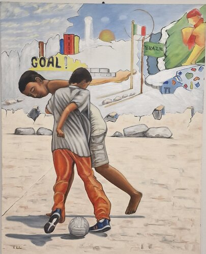 Il gioco by Antonino Nicolini, Painting for Sale on Select