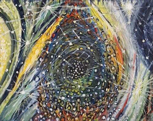 Il cosmo primordiale by Antonino Nicolini, Painting for Sale on Select