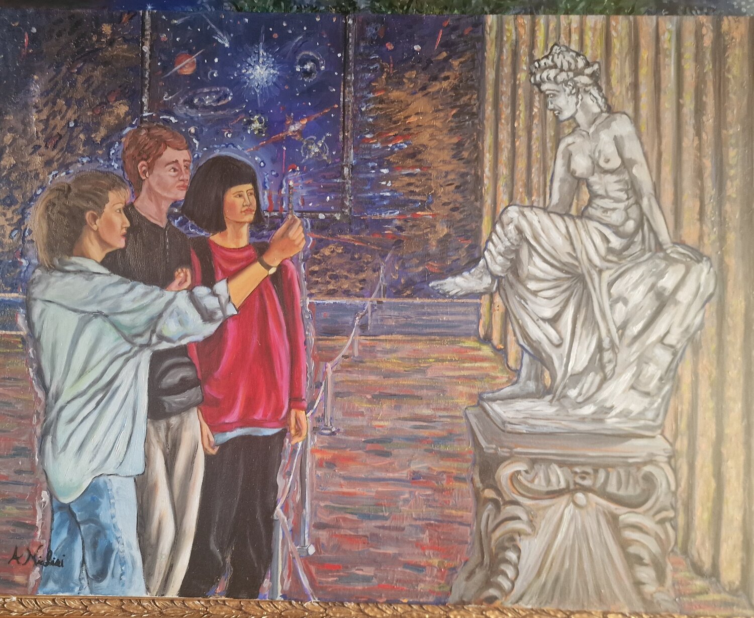Punti di vista Antonino Nicolini Original painting for sale