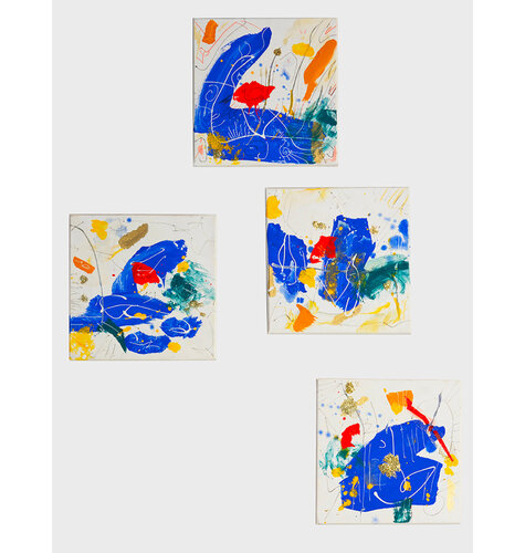 The Heart seen from the sky ( 4x20x20 cm ) by Hannah Scaramella, Painting for Sale on Select