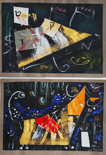 Ancient Animals by Hannah Scaramella, Painting for Sale on Select