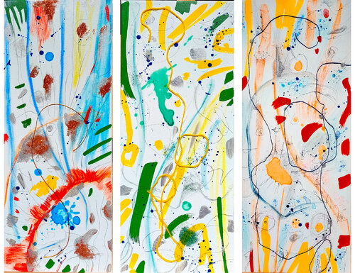 Earth, Fire, Air by Hannah Scaramella, Painting for Sale on Select