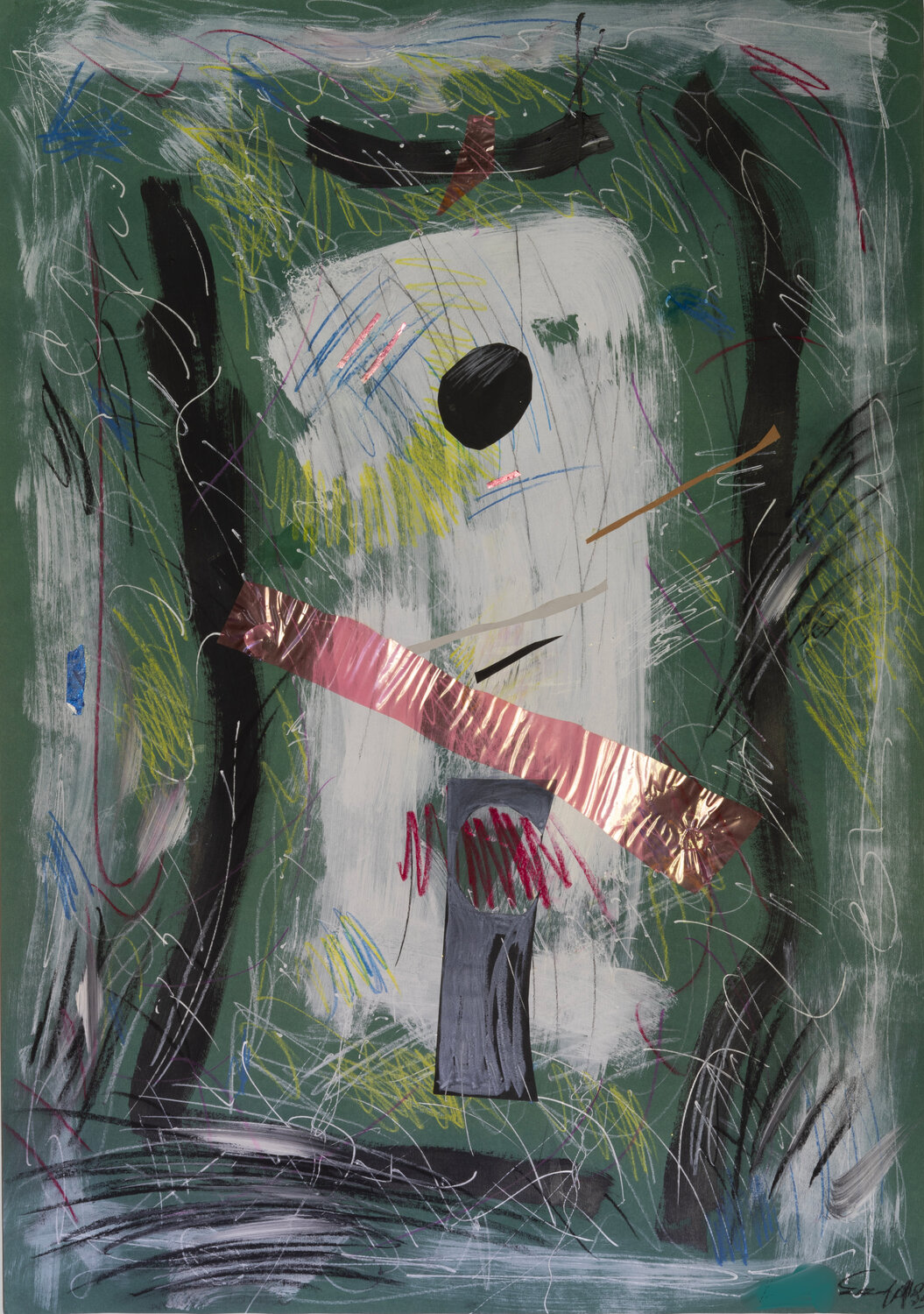 Is anyone afraid to come in? Hannah Scaramella Original painting for sale