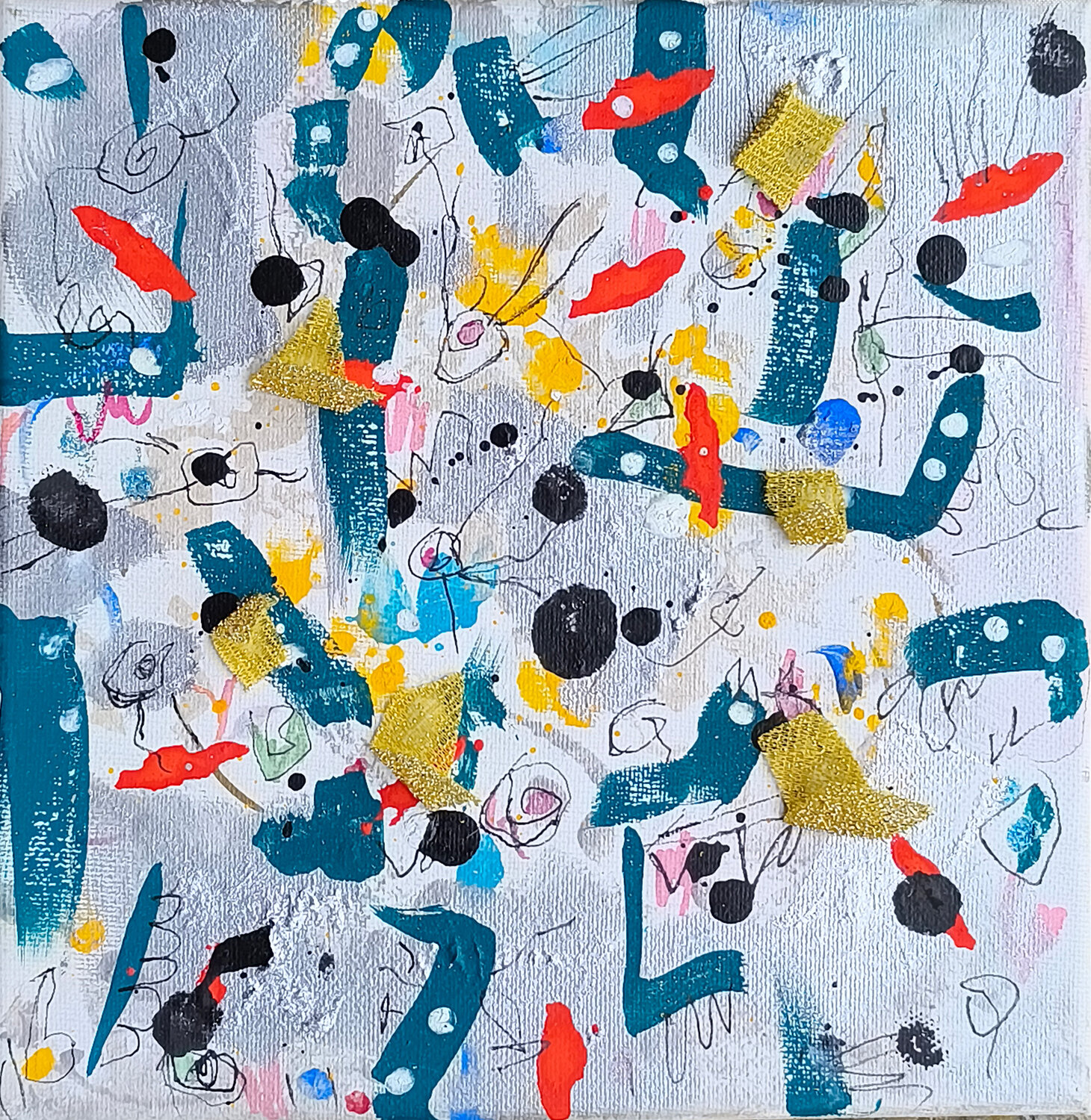Vita nascosta nell'erba Hannah Scaramella Original painting for sale