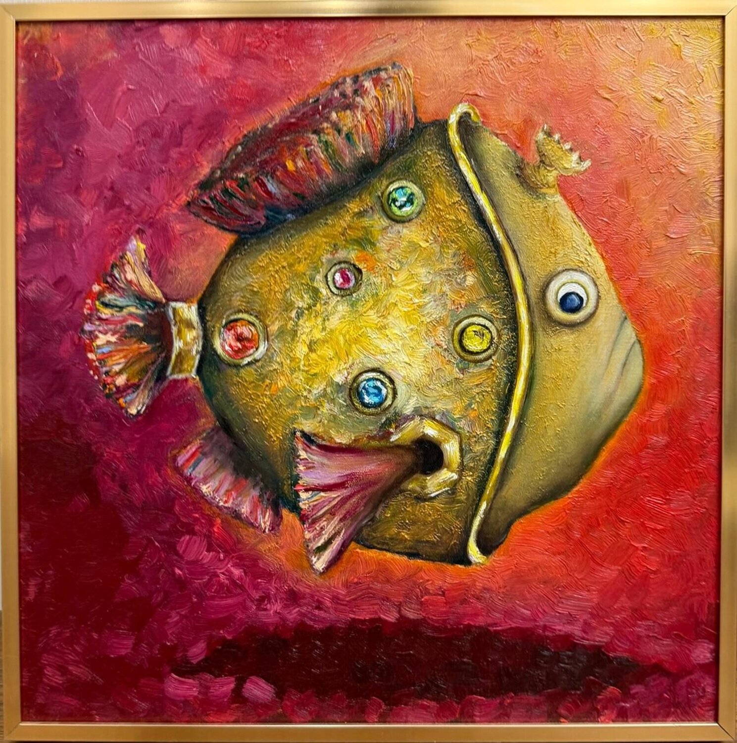 The Gemstone Fish Lana Popova Original painting for sale