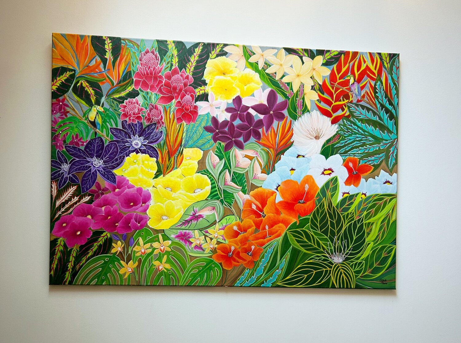 Exubérance Anne Pierre Original painting for sale