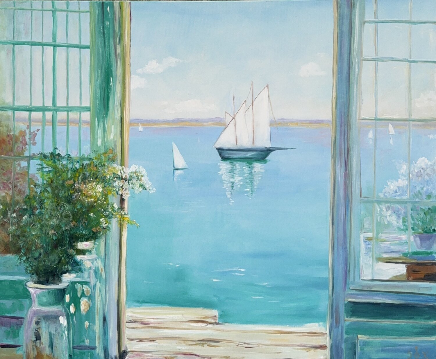 Horizontal Ирина Кленке Original painting for sale