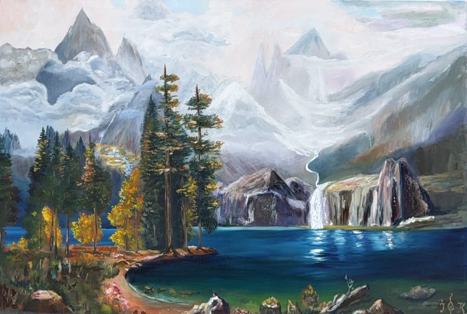 Горы Ирина Кленке Original painting for sale