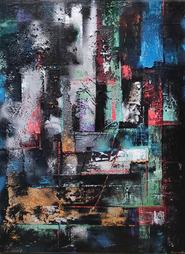 Sincronie urbane by nicoleta cimpeanu, Painting for Sale on Select