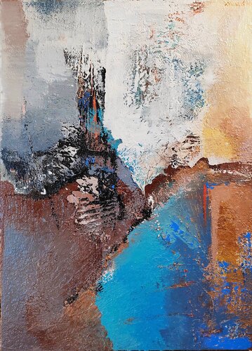 Equilibrio imperfetto by nicoleta cimpeanu, Painting for Sale on Select