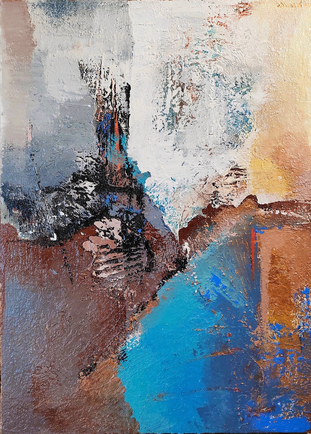 Equilibrio imperfetto nicoleta cimpeanu Original painting for sale