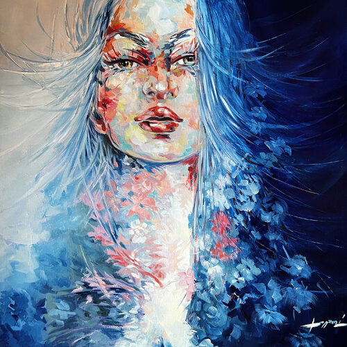 The sweet smell of spring by Ana María Cepoi, Painting for Sale on Select