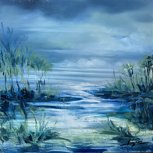 Spirit of time by Ana María Cepoi, Painting for Sale on Select