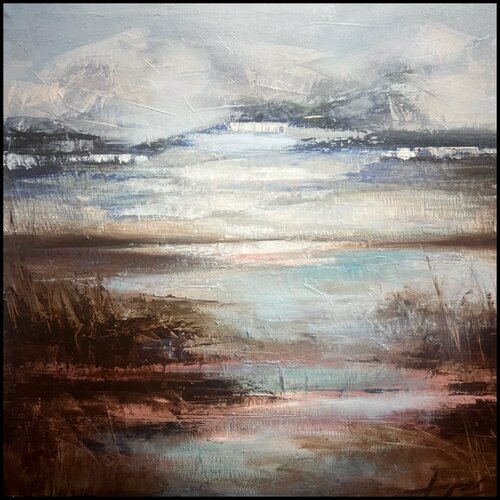 Whisper of the Horizon by Ana María Cepoi, Painting for Sale on Select