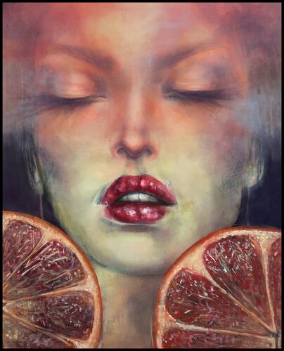 Bitter by Ana María Cepoi, Painting for Sale on Select