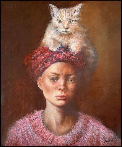 Inner Crown by Ana María Cepoi, Painting for Sale on Select