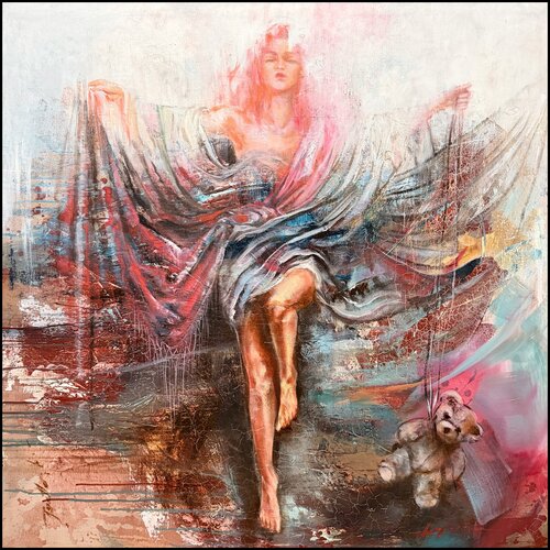 Suspended After by Ana María Cepoi, Painting for Sale on Select