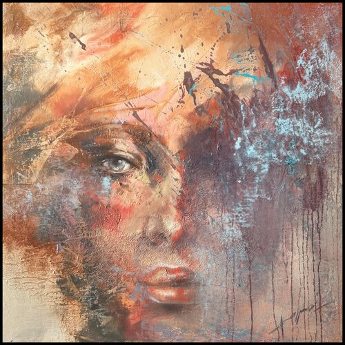 STILL HERE by Ana María Cepoi, Painting for Sale on Select